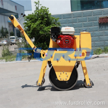 Walking behind single cylinder gasoline engine road roller FYL-600